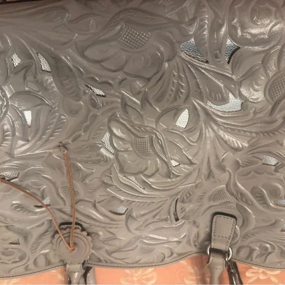 The Patricia Nash Leather Cutout Adeline Tote - Picture 2 of 9